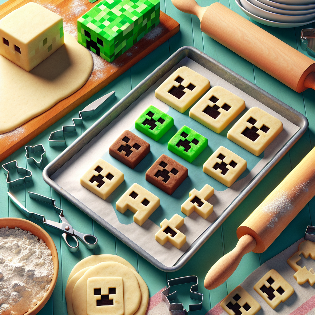 Cara Membuat Kue Lezat bertema Minecraft: Panduan Langkah demi Langkah